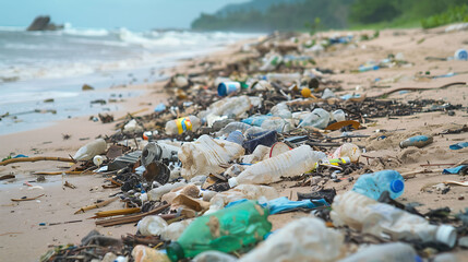 Fototapeta na wymiar reducing plastic waste