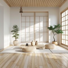 Japan living room interior