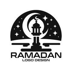 Obraz premium Ramadan Vector Logo Design