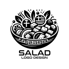 Salad Vector Logo Design