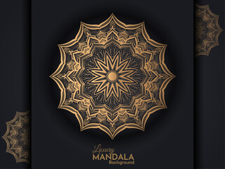 Mandala with a design of flowers as ornaments Hand-drawn pattern with a distinctive design inspired by nature, the vector mandala relaxing pattern Mandala template for books, logos, and page decoratio