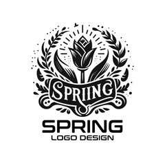 Spring Vector Logo Design