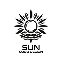 Sun Vector Logo Design