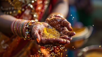 Bride's Hands with Jewelry: Traditional Wedding Close-ups