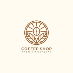 Coffee shop logo