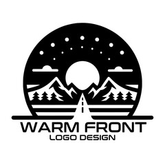 Warm Front Vector Logo Design