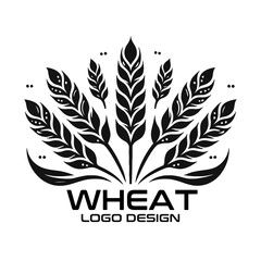 Wheat Vector Logo Design