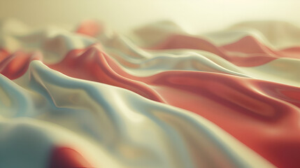 American flag draped in soft cloth for Independence Day celebration, Generative AI - obrazy, fototapety, plakaty