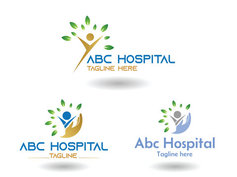 Colorful, abstract logo design elements