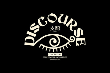 Streetwear typography graphic design aesthetic quotes template printable