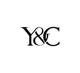 Initial Letter Logo. Ampersand Symbol. Logotype design. Simple Luxury Black Flat Vector YC