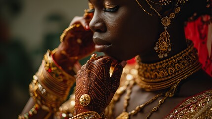 Close-up Highlights: Nigerian Bridal Attire