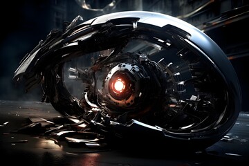 Dystopian Collapse of Futuristic Bionic Technology Crippled by Cybernetic Malware Infection