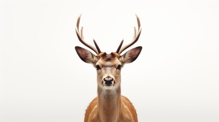 Generative AI Enchanting deer in peaceful poses.