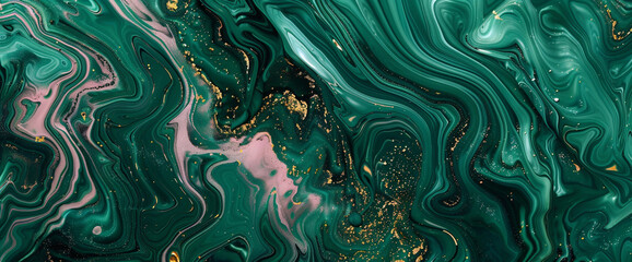"Journey into elegance and tranquility with this abstract masterpiece, where dark teal and light beige waves dance amidst organic topography, evoking the serenity of marbleized art
