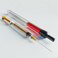 Fototapeta premium insulin pen needle and insulin