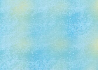 Hand draw watercolor light blue and yellow gradient abstract material background