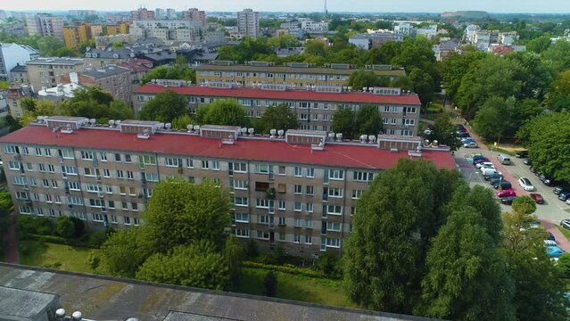 Apartments Downtown Pruszkow Bloki Aerial View Poland