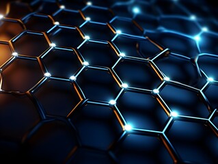 Ethereal Graphene Lattice:A Captivating Nanotechnology Backdrop for Futuristic Designs