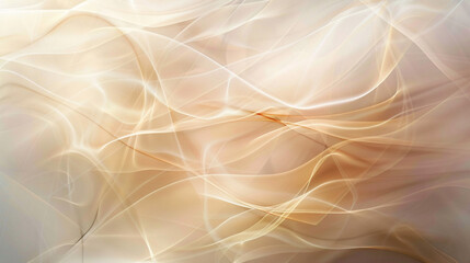 Background image, smoke, flowing fabric, river and wave pattern, light yellow tones. and yellow-orange. 