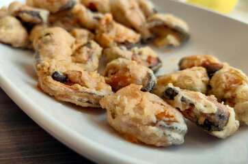 fried mussels