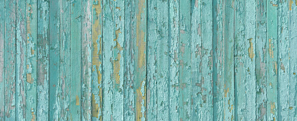 Fototapeta na wymiar Turquoise vintage background with copy space for design.