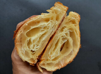 Homemade fresh baked delicious Croissant.