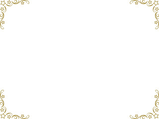 かわいい星のコーナー〜ゴールド