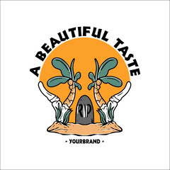 Exploring Surfing with a Japanese Twist Groovy Asia  T-Shirt Design