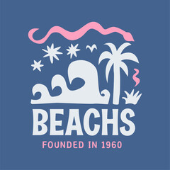 Exploring Surfing with a Japanese Twist Groovy Asia  T-Shirt Design