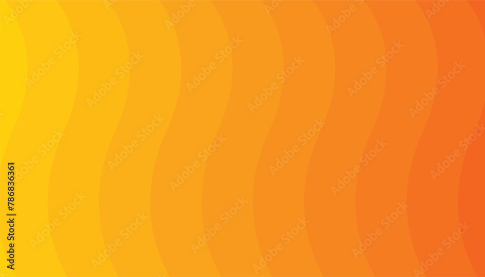 Poster abstract yellow background with fluid shapes modern concept, orange abstract background for banner, 
