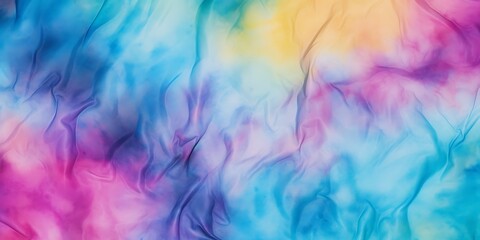 Colorful tie dye fabric texture background - obrazy, fototapety, plakaty