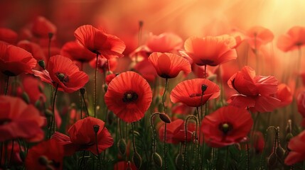 The Fourteen Red Poppies