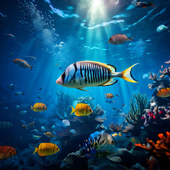 Obraz premium fish in sea