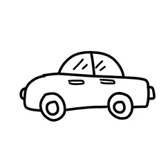 car line vector illustration