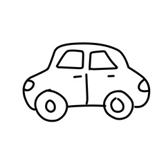 car line vector illustration