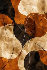 Abstract Art with Blurred Shapes