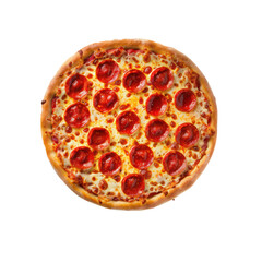 pizza floating on transparency background PNG
