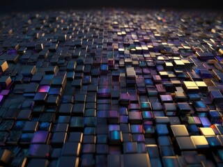 Obraz premium abstract background with cubes