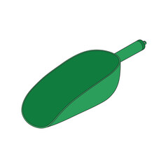 cartoon Vector illustration hand scoop icon Isolated on White