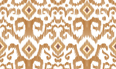 Hand draw Ethnic pattern seamless beautiful art decor.great for textiles, banners, wallpapers, wrapping vector.