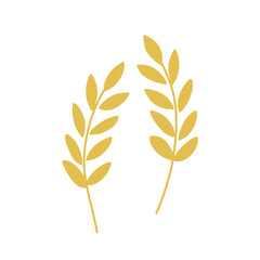 Agriculture wheat Logo