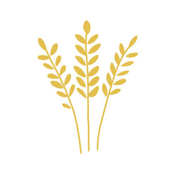 Agriculture wheat Logo