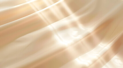 abstract background of white silk fabric with some smooth lines