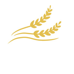 Agriculture wheat vector icon