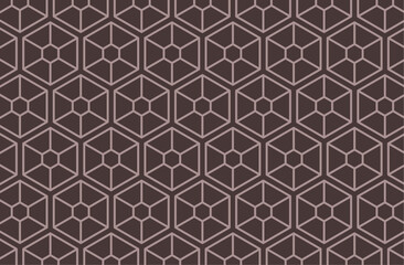 Geometric pattern background design graphic vector, editable stroke