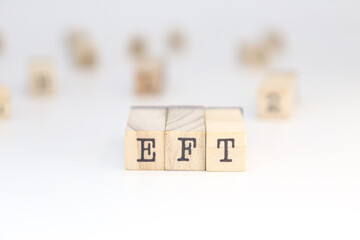 Emotion-focused therapy concept (eft) abbreviation on white background.