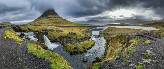 Kirkjufell or Church Mountain of Iceland.