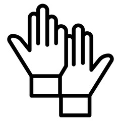 Hand gesture icon.