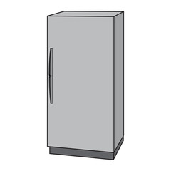 refrigerator vector illustration